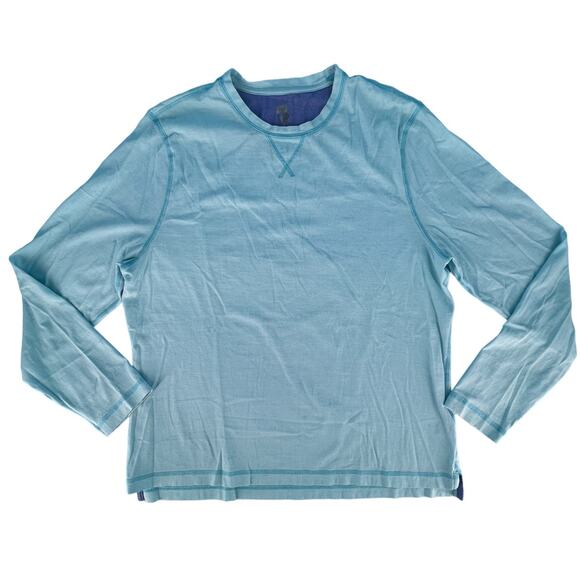 Ocean & Coast Long Sleeve Lightweight Blue Sweatshirt Size Large 100% Cotton - Picture 4 of 15
